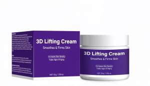 3D Lifting Night Cream Korean Moisturizer with 17-Peptide Complex Protic Facial ment for Face Neck Wrinkles,1.7 fl oz