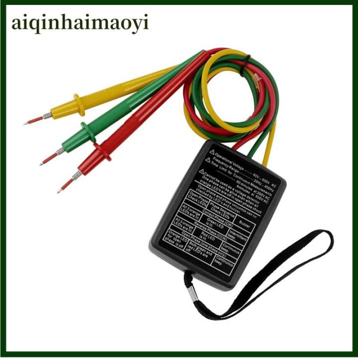 aiqinhaimaoyi 3 Phase Alternating Current Phase Meter Phase Detector ...
