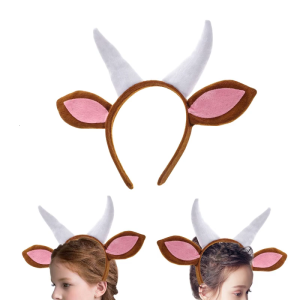 Động vật dê headbands lông phim hoạt hình cừu Tai bờm tóc lông tóc dễ thương phụ kiện bên cosplay đạo cụ chụp ảnh