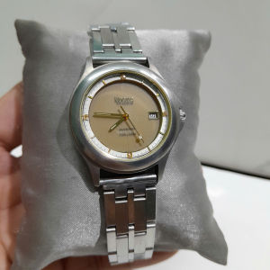 Đồng hồ nam tay nhỏ Klaeuse Diamond size 35.5mm năng lượng ánh sáng second hand si Nhật