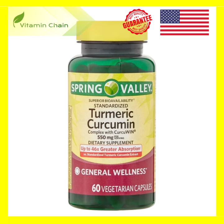 Turmeric Curcumin Complex with CurcuWIN 550mg 60Caps | Lazada PH