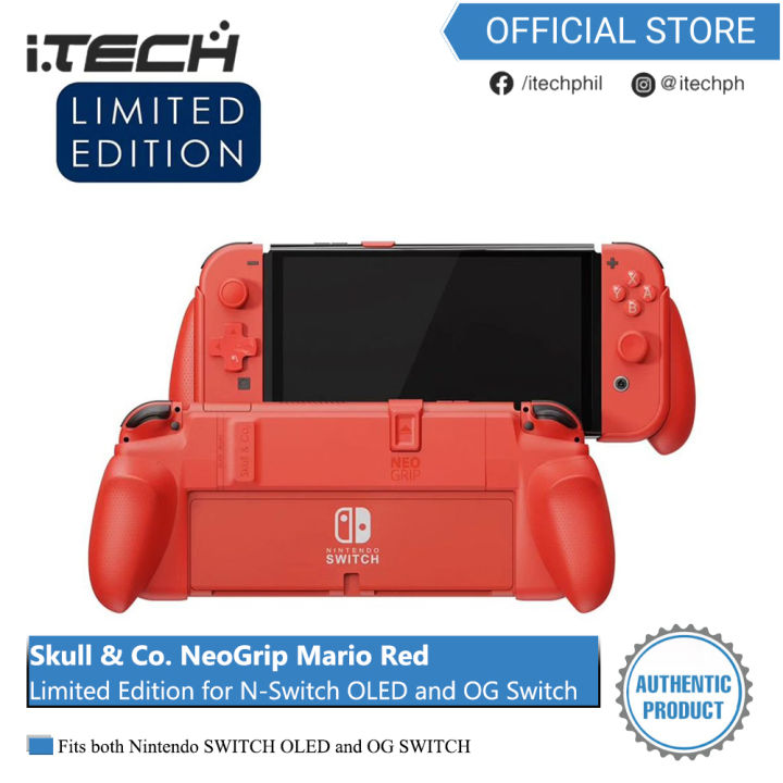 Skull NeoGrip Mario Red Limited Edition for N-Switch OLED