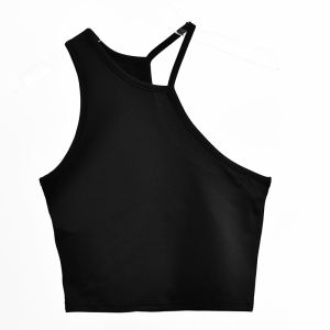 LadyLuxe - Tanktop Crop Top Wanita Baju Kaos Model Halter Sling Atasan Fashion Tali Samping BR184