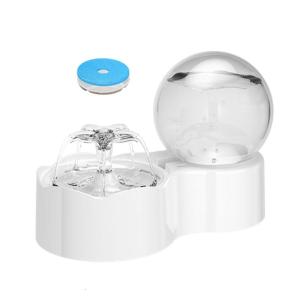 Cats Water Fountain Automatic Pet Drinking Bowl Quiet Water Dispenser 2300ml Large Water Capacity Filter Pad Filtration