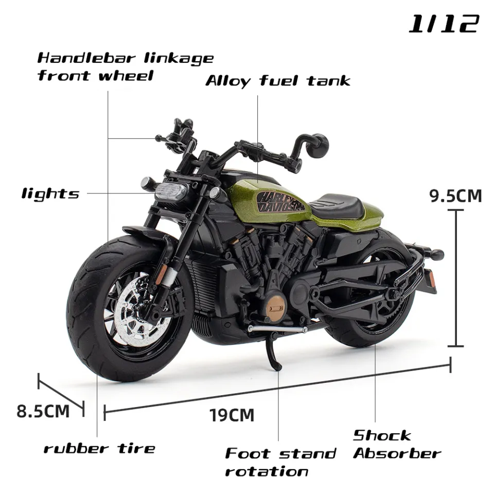 1:12 Scale Harley Davidson Sportster S Alloy Motorcycle Model