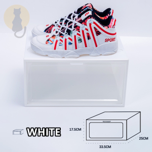 [✅Sg Ready Stock] Colorful Stackable Plastic Extra Large Stackable Shoes Box Rack Shoe Storage Cabinet Shelf 1PCS 鞋盒 收纳盒