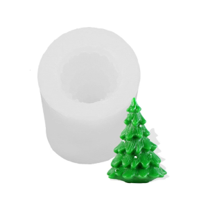 3D Christmas Tree Mold -40℃ to 230 ℃ Temperature Resistance Reusable for Family Together Funny Mould Accessory
