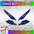 Honda Beat V3 Stripping Fire Sticker Decals. 