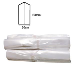 10pcs 50x90cm Plastik Pelindung Baju Mika / EVA Cover Baju Gantung Anti Debu