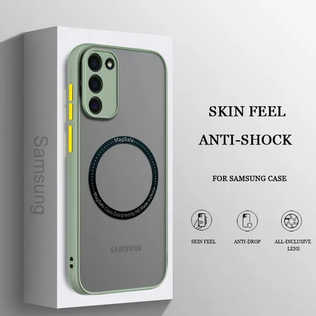 Wireless Charging S10 Magnetic Phone Case Luxury For Magsafe