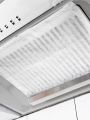 12Pcs/Bag Kitchen Hood Oil Filter Paper Range Hood Grease Anti Oil Non-woven Filter Cooker Hood Extractor Fan Filter Cooking Bake Tool. 