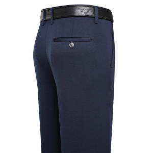READY STOCK Mens Straight Formal Pants Mens Office Stretchable Flexible Loose Casual Long Pants Business CEOTrousers