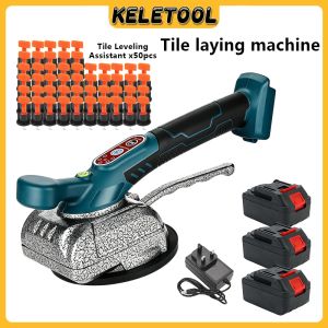 Floor Tile Tiling Machine Lithium Automatic Floor Vibrator 6 Speed Adjustable Portable Tile Shaker