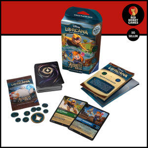 AZURITE SEA STARTER DECK | EMERALD & SAPPHIRE | DISNEY LORCANA SET 6 | ENGLISH EDITION