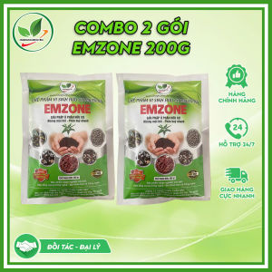 Combo 2 gói Emzone. Khử mùi hôi phân cá ủ đậu tương và rác thải sinh hoạt. Gói 200gr