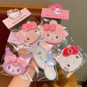 Ya zhou Long Hello Kitty Velcro dễ thương Sanrio tóc gãy hoàn thiện bài cô gái Thêu Trái Tim bangs Post