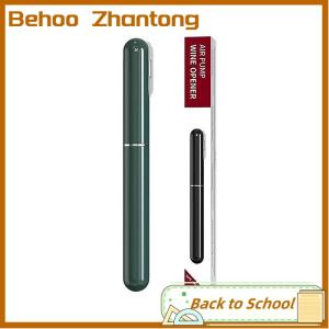 Behoo Portable Handheld Air Pressure Corkscrew Easy-Open Air Pump Wine Opener Cork Remover Stainless Steel Cork Remover Bar Tools