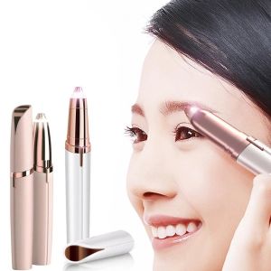 DuduMart Electric Eyebrow Trimmer Shaver USB Charging Painless Remover Brows Razor Mini