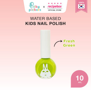 RECIPEBOX Water Base Nail Polish Fresh Green (10ml)