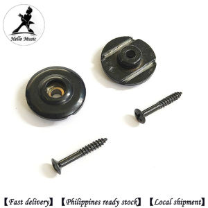 2Pcs Bass String Retainer Guides Metal Trees Stable Lock Nut Electric Bass Accessories Strings Trees