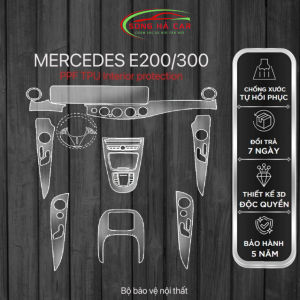 Mercedes E180 - E200 2021-2025: Dán PPF bảo vệ Full nội thất chống xước và luôn bóng đẹp
