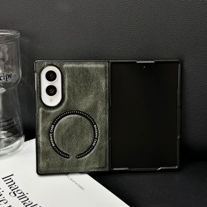 For Samsung Galaxy Z Fold 8 Case Luxury PU Leather Skin-friendly Protective Back Cover For Samsung Z Fold 8 Shell Funda