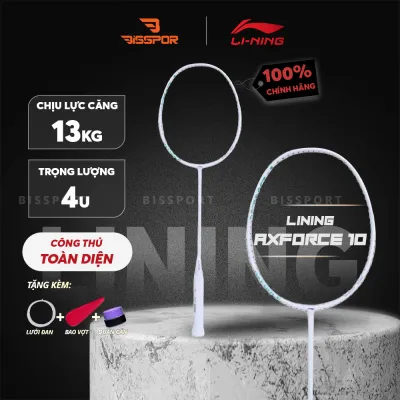 Vợt Cầu Lông Lining Axforce 10 Chính Hãng - Đen - Điểm Ngọt Rộng - Kiểm Soát - Linh Hoạt - Uy Lực