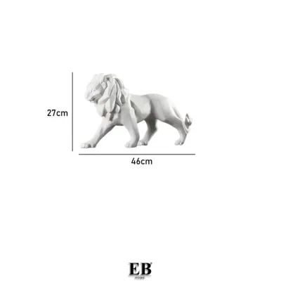PATUNG SINGA DEKORASI / PAJANGAN HIASAN RUMAH / LION FIGURINE EB HOME - DHIORA STORE