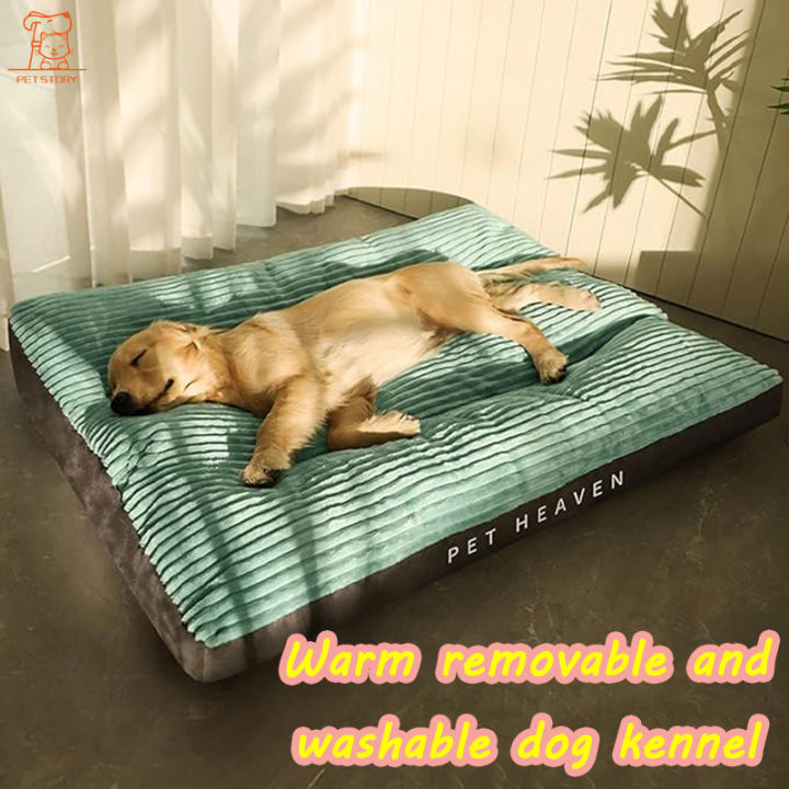 Dog Mat Sleeping with Winter Floor Mat Removable And Washable Pet Four