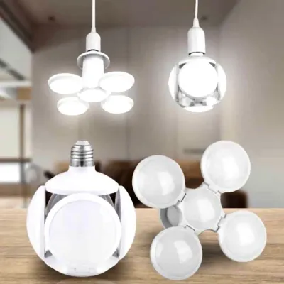 UFO LAMP LED Folding Football Shape UFO LED Bulb Ultra-bright Indoor Lighting