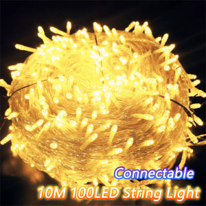 10Meter 100LED Raya hari lights Led Fairy String Lights Outdoor waterproof Fairy Lights 8 Modes Garland Lights For Hari Raya Decoration 2024