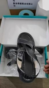Breathable Non-Slip WomenS Outdoor Sandals 2026 Summer New Model Unique Design High-Heeled Square-Toed Wedge Heel