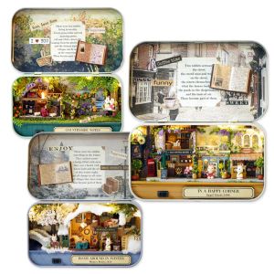 Diy Miniature Dollhouse Kit BOX THEATRE Mini Toy House Model Girl Toys Boys Birthday Gifts