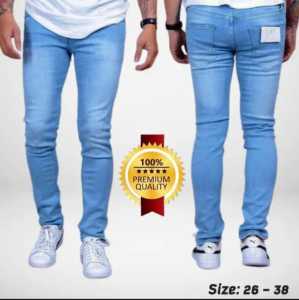 celana Panjang Jeans Putih Pria Bahan Ngaret Model Pensil Slim Fit / Celana Putih Denim Pria Skiny / Celana Jeans  Putih Pria Super Skiny / Ripped Denim Pria Slimfit / Celana Jeans Pria Slim Premium Denim / Jeans Panjang Pria Abu