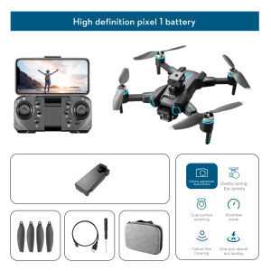 [Stok sedia] Drone separa lipat S4S/penampilan cantik/cahaya cantik/motor tanpa berus/dron tahan angin/kedudukan aliran optik yang sangat stabil