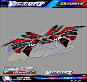 STRIPING VARIASI MOTOR SUZUKI SKY DRIVE / STIKER LIST MOTOR SUZUKI SKY DRIVE