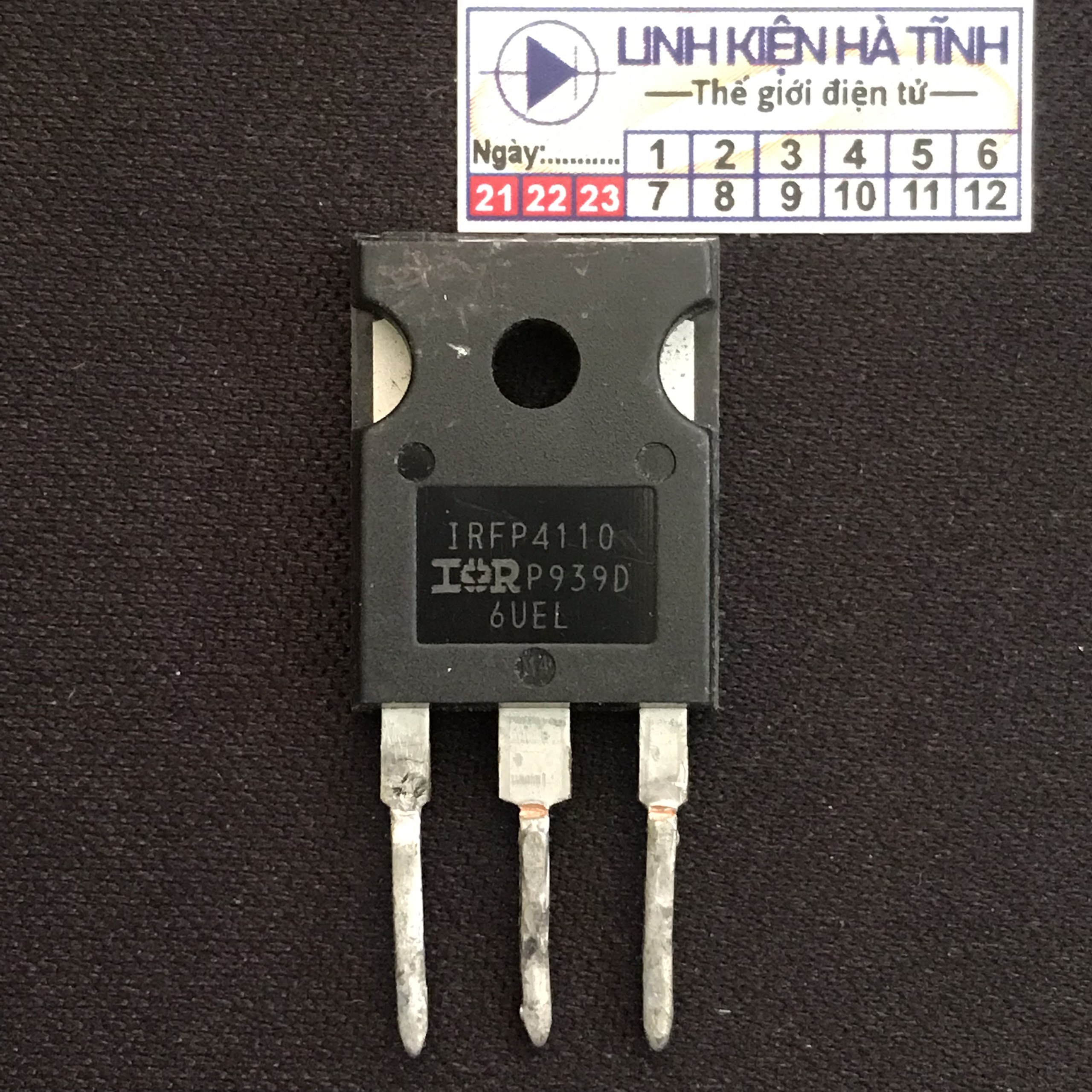 Mosfet IRFP4110 TO-247 100V 180A Kênh N c tháo máy-AD20