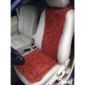 Lót Ghế Xe Ô Tô Hạt Gỗ Hương Đỏ Cao Cấp Hạt 1.2cm ( video hình thật )