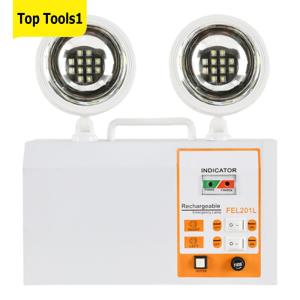 LED Emergency Light Dual Adjustable Heads Wall Mount Emergency Lighting for Business
