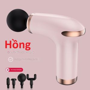 Máy Massage Mini Type C Tuần Hoàn Cơ Thể Thư Giãn Cơ Di Động 4 Đầu Rung Tần Số Cao