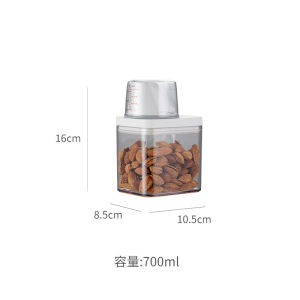 #Hot selling# Transparent as Sealed jar for storing grains and cereals plastic food-grade storage container for rice and flour dayuan