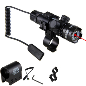 【Shipping From Philippines/COD】100% Original Tactical Red Green Dot Laser Sight Scope 532nm Laser Pointer Sight with Pressure Switch and Free Battery