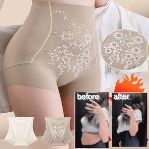 Liquid Embossed High Waist Shapewear Pants Tummy Control  Hip Lifting Seamless  Underwear  Shaping Pants For Women   Naked Feeling