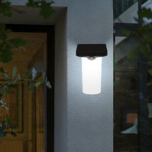 SXH  Solar Wall Light Outdoor Waterproof Exterior Wall Lamp Modern Simple Outdoor Villa Garden Gate Decoration Courtyard Light