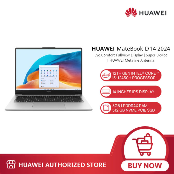 Intel Matebook 14 512 HUAWEI MateBook D 14 2024 Laptop 12th Gen