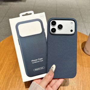 Original Tech Woven for Magsafe Phone Case for iPhone 18 Pro 17 Pro Max Air 16 15 14 13 Boxed Magnetic Wireless Charging Cover