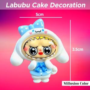 70+ Designs Labubu Birthday Cake Decoration Theme Cake Topper Decoration Set 拉布布主题蛋糕装饰