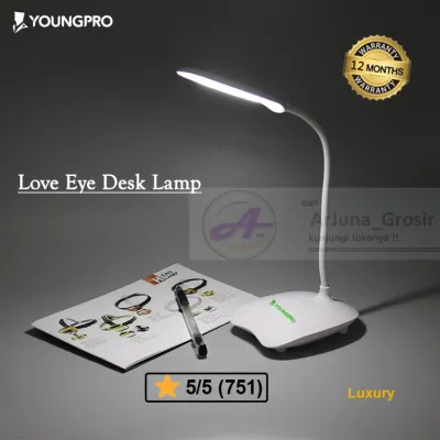 LAMPU BELAJAR LAMPU TIDUR LAMPU BACA RECHARGER YOUNGPRO GARANSI!! DISKON