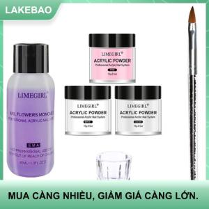 【LAKEBAO】 Acrylic Nail Kit Bột Và 1 Tinh Thể Lỏng Cup Đầy Đủ Thiết Lập Cho Móng Tay Nghệ Thuật Thực Hành Nhà Tự Làm Salon Làm Móng Tay Nguồn Cung Cấp