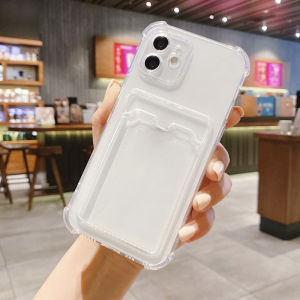 Clear Card Silicone Phone Case for OPPO A5S A18 A12 A17K A57 4G A15 A16 A36 A37 A3S A5 2020 A9 2020 A54 Realme Ndote C55 C11 C53 C15 C12 C21Y C25 C35 Reno 8 11Pro Cover Soft Phone Case New Design